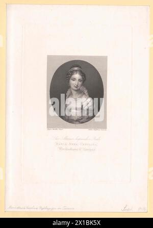 Marie Anna, Prinzessin von Sachsen, - 19830422 PD83727 - Rechteinfo: Rechte verwaltet (RM) Stockfoto