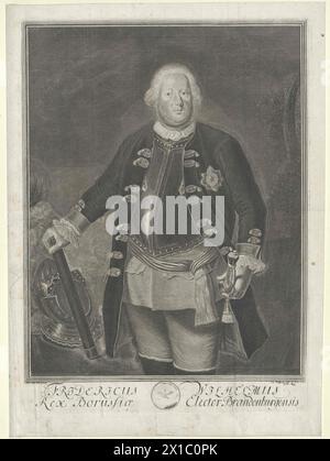 Friedrich Wilhelm I., König von Preußen, - 19830422 PD140798 - Rechteinfo: Rechte verwaltet (RM) Stockfoto