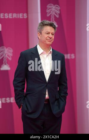 Die Eröffnungszeremonie des 7. Internationalen Canneseries Festivals am 5. April 2024 in Cannes, Frankreich. Stockfoto