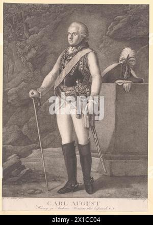 Karl August, Herzog von Sachsen-Weimar Eisenach, - 19830422 PD80876 - Rechteinfo: Rechte verwaltet (RM) Stockfoto