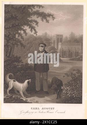 Karl August, Herzog von Sachsen-Weimar Eisenach, - 19830422 PD81437 - Rechteinfo: Rechte verwaltet (RM) Stockfoto
