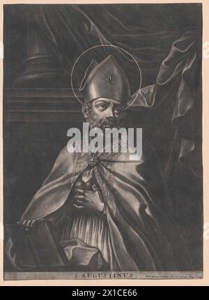 Augustine of Hippo, saint, - 19830422 PD98250 - Rechteinfo: Rechte verwaltet (RM) Stockfoto