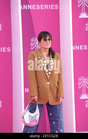 Die Eröffnungszeremonie des 7. Internationalen Canneseries Festivals am 5. April 2024 in Cannes, Frankreich. Stockfoto