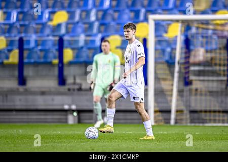 ARNHEM, 16.04.2024, GelreDome, Fußball, niederländische Eredivisie, Saison 2023 / 2024, Spiel zwischen Vitesse und Jong PSV (Freundschaftsspiel), Vitesse Spieler Marcus Steffen Stockfoto