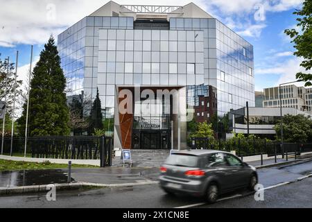 Dieses Foto zeigt die Scientology Kirche und das Celebrity Centre du Grand Paris in Saint-Denis nördlich von Paris am 16. April 2024. Foto: Firas Abdullah/ABACAPRESS.COM Stockfoto