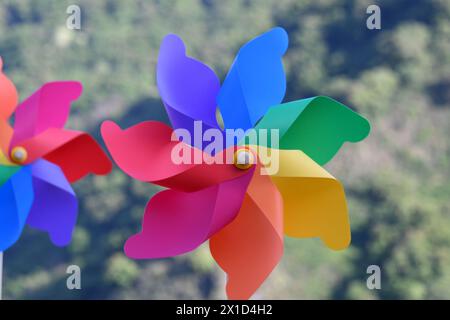 Fiumara Reggio Calabria Italien - Borgo Croce, Pinwheel Stockfoto