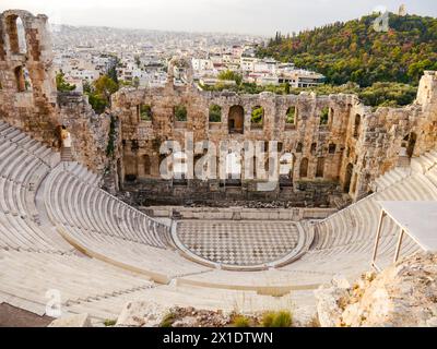 Das Odeon von Herodes Atticus, Athen, Griechenland Stockfoto