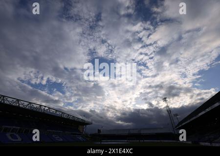 Peterborough, Großbritannien. April 2024. Allgemeine Ansicht beim Spiel Peterborough United gegen Fleetwood Town EFL League One im Weston Homes Stadium, Peterborough, Cambridgeshire, am 16. April 2024. Quelle: Paul Marriott/Alamy Live News Stockfoto