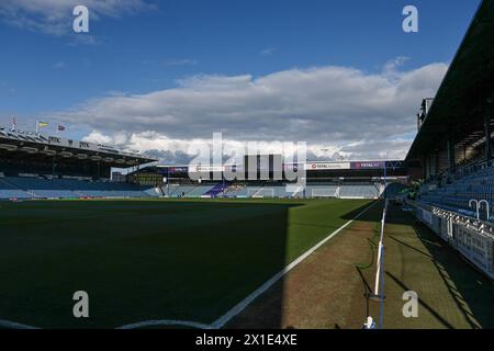 A General View of Fratton Park, Heimstadion von Portsmouth vor dem Spiel der Sky Bet League 1 Portsmouth gegen Barnsley im Fratton Park, Portsmouth, Großbritannien, 16. April 2024 (Foto: Mark Cosgrove/News Images) Stockfoto