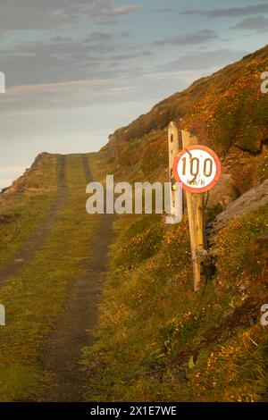 Cliff Road auf Dursey Island am Wild Atlantic Way in West Cork in Irland Europa Stockfoto