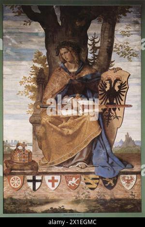 „Germania“ von Philipp Veit, 1836 Stockfoto