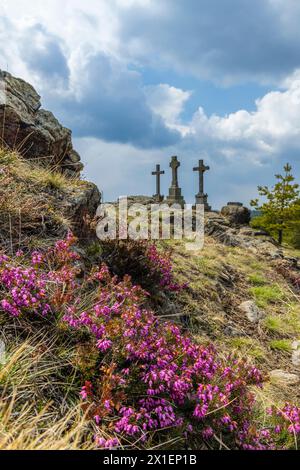 Nationales Naturdenkmal Krizky, Westböhmen, Tschechische Republik Stockfoto