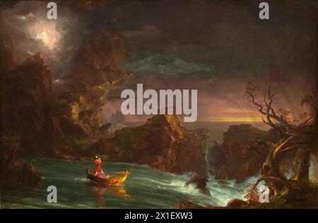 Thomas Cole (amerikanisch, 1801–1848), The Voyage of Life: Manhood, 1842, Oil on Canvas, Ailsa Mellon Bruce Fund Stockfoto