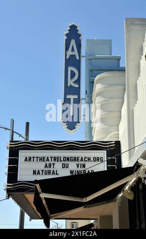 Das Art Theater in der 4th Street in Long Beach, Kalifornien, USA Stockfoto