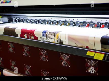 Sublimationsdrucker-T-Shirt Stockfoto