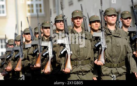 Feature: Armee. Österreichische Bundesarmee in Maria Theresien-Casern in Wien, 13. oktober 2010. - 20101013 PD4916 - Rechteinfo: Rechte verwaltet (RM) Stockfoto