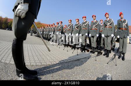 Feature: Armee. Österreichische Bundesarmee in Maria Theresien-Casern in Wien, 13. oktober 2010. - 20101013 PD4918 - Rechteinfo: Rechte verwaltet (RM) Stockfoto