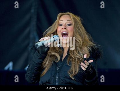 Ischgl, Österreich - Mariah Carey Konzert am 30. April 2012. - 20120430 PD0913 - Rechteinfo: Rechte verwaltet (RM) Stockfoto