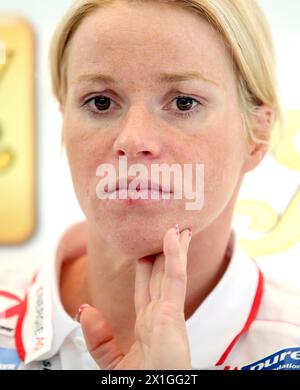 Rio 2016: Österreich wird vom 5. Bis 21. August 2016 bei den Olympischen Sommerspielen 2016 in Rio de Janeiro, Brasilien, antreten. Dateifoto am 7. Juni 2012. BILD: Jördis Steinegger (Schwimmen) - 20120607 PD10493 - Rechteinfo: Rights Managed (RM) Stockfoto