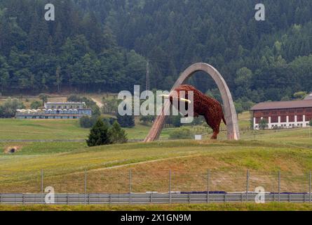 24072013 - SPIELBERG - ÖSTERREICH: Bilder des Red Bull Ring in Spielberg, Österreich, 24.07.2013. Der große Preis von Österreich wird im Jahr 2014 in die Formel 1 zurückkehren. APA-FOTO: ERWIN SCHERIAU - 20130724 PD0514 - Rechteinfo: Rights Managed (RM) Stockfoto