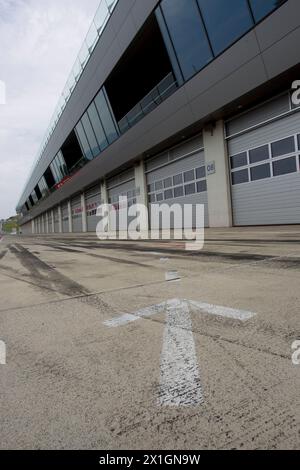 24072013 - SPIELBERG - ÖSTERREICH: Bilder des Red Bull Ring in Spielberg, Österreich, 24.07.2013. Der große Preis von Österreich wird im Jahr 2014 in die Formel 1 zurückkehren. APA-FOTO: ERWIN SCHERIAU - 20130724 PD0423 - Rechteinfo: Rights Managed (RM) Stockfoto