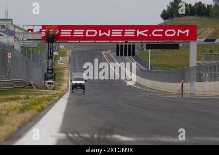 24072013 - SPIELBERG - ÖSTERREICH: Bilder des Red Bull Ring in Spielberg, Österreich, 24.07.2013. Der große Preis von Österreich wird im Jahr 2014 in die Formel 1 zurückkehren. APA-FOTO: ERWIN SCHERIAU - 20130724 PD0428 - Rechteinfo: Rights Managed (RM) Stockfoto