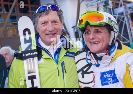 Der ehemalige österreichische Skirennläufer Franz Klammer organisierte anlässlich seines 60. Geburtstags am 2013.12.07. In Bad Kleinkirchheim ein Legends-Skirennen. - 20131207 PD0633 - Rechteinfo: Rechte verwaltet (RM) Stockfoto