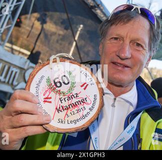 Der ehemalige österreichische Skirennläufer Franz Klammer organisierte anlässlich seines 60. Geburtstags am 2013.12.07. In Bad Kleinkirchheim ein Legends-Skirennen. - 20131207 PD0625 - Rechteinfo: Rechte verwaltet (RM) Stockfoto