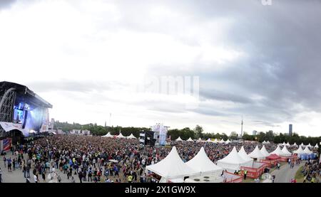 Das Wiener Donauinsel Festival fand vom 27. Juni bis zum 29. Juni 2014 statt. - 20140629 PD1857 - Rechteinfo: Rights Managed (RM) Stockfoto