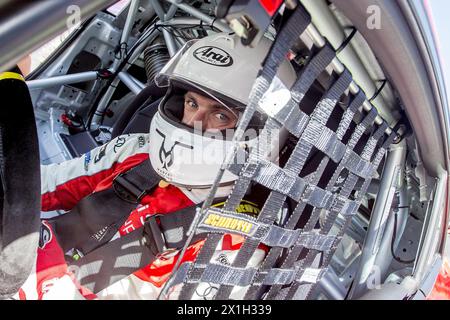 Der österreichische Skirennläufer Marcel Hirscher vor dem Start des Audi Sport TT Cup auf dem Red Bull Ring in Spielberg am 1. August 2015. FOTO: APA/ERWIN SCHERIAU - 20150801 PD0771 - Rechteinfo: Rights Managed (RM) Stockfoto