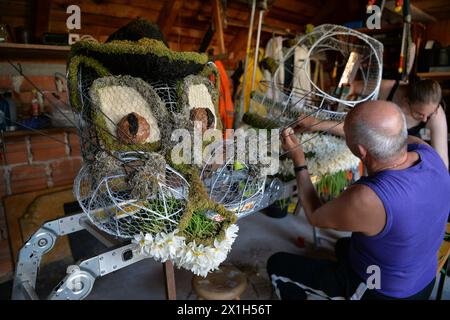 Ab dem 26-29. Mai 2016 findet in Bad Aussee und Grundlsee das traditionelle Narzissenfest statt. ABBILDUNG: - 20160528 PD4431 - Rechteinfo: Rights Managed (RM) Stockfoto