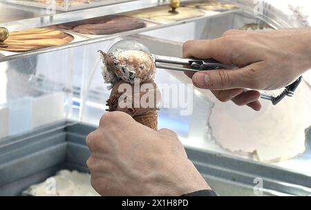 Feature - Eis - Wien, Österreich, am 30. Mai 2017. - 20170530 PD2637 - Rechteinfo: Rechte verwaltet (RM) Stockfoto