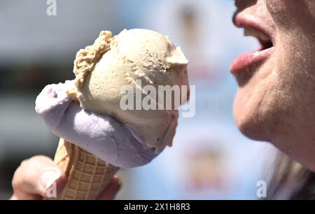 Feature - Eis - Wien, Österreich, am 30. Mai 2017. - 20170530 PD2646 - Rechteinfo: Rechte verwaltet (RM) Stockfoto