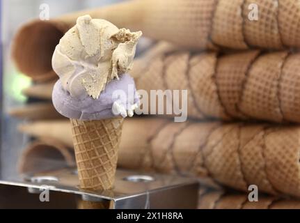 Feature - Eis - Wien, Österreich, am 30. Mai 2017. - 20170530 PD2641 - Rechteinfo: Rechte verwaltet (RM) Stockfoto