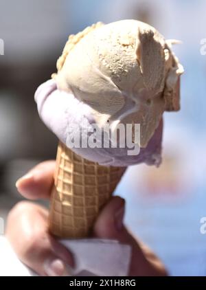 Feature - Eis - Wien, Österreich, am 30. Mai 2017. - 20170530 PD2644 - Rechteinfo: Rechte verwaltet (RM) Stockfoto