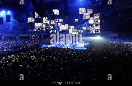 US-amerikanische Heavy-Metal-Band Metallica während eines Konzerts in der Stadthalle in Wien am 31. März 2018. - 20180331 PD5029 - Rechteinfo: Rechte verwaltet (RM) Stockfoto