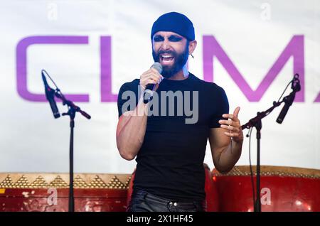 R20 World Summit - Climate Kirtag am Heldenplatz in Wien, Österreich, während R20 Regions of Climate Action Austrian World Summit am 28. Mai 2019. BILD: CONCHITA WURST, - 20190528 PD5879 - Rechteinfo: Rights Managed (RM) Stockfoto