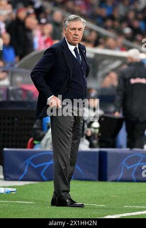 UEFA Champions League Gruppe E Fußballspiel FC Red Bull Salzburg gegen SSC Neapel am 23. Oktober 2019 in Salzburg, Österreich. BILD: Trainer Carlo Ancelotti (SSC Napoli) - 20191023 PD11537 - Rechteinfo: Rights Managed (RM) Stockfoto