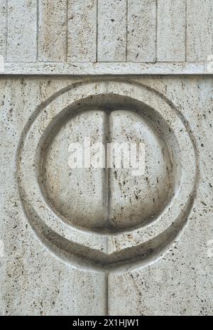 Das Tor des Kusses, Skulpturensemble von Constantin Brancusi in Targu Jiu Stockfoto