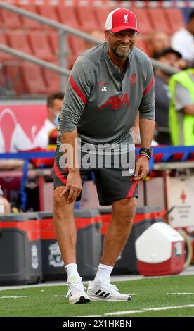 ABD0105 20200825 - Trainer Jürgen Klopp beim Spiel zwischen dem FC Red Bull Salzburg und dem FC Liverpool am 24. August 2020 in Salzburg. - 20200825 PD4606 - Rechteinfo: Rights Managed (RM) Stockfoto