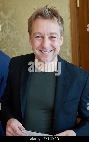 Romy Gala 2017 Kick Off im Grand Hotel in Wien, Österreich, am 13. März 2017. Der Romy ist ein Fernsehpreis zu Ehren der in Österreich geborenen Schauspielerin Romy Schneider wurde 1990 von dem österreichischen Kurier ¿ oder besser gesagt ihrem Filmkritiker Rudolf John geschaffen, der auch die 30,5 cm große goldene Trophäe entwarf. BILD: Max MÜLLER - 20170313 PD6971 - Rechteinfo: Rights Managed (RM) Stockfoto