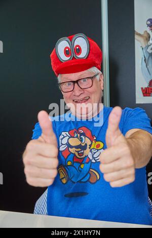 VIECC Vienna Comic Con 2017 auf der Messe in Wien, Österreich, am 18. November 2017. ABBILDUNG: Charles MARTINET - 20171118 PD8487 - Rechteinfo: Rights Managed (RM) Stockfoto