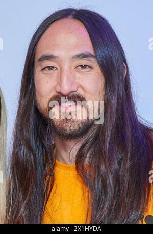 DJ AOKI ( Steven 'Steve' Hiroyuki Aoki ), US-amerikanischer Electro-House-Musiker, Plattenproduzent, DJ und Musikmanager, während der Radio NRJ Veranstaltung in Lugner City in Wien, Österreich, am 13. Januar 2018. - 20180113 PD13976 - Rechteinfo: Rechte verwaltet (RM) Stockfoto