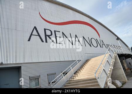 Backstage mit österreichischem Sänger, Schauspieler, Entertainer und ehemaliger Alpinski Hansi (Hans) Hinterseer Vorkonzert in der Arena Nova in Wiener Neustadt, Österreich, am 12. April 2018. - 20180412 PD15593 - Rechteinfo: Rights Managed (RM) Stockfoto