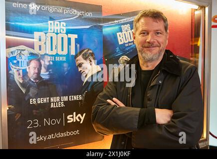 Österreichischer Filmregisseur und -Herausgeber Andreas PROCHASKA bei der Premiere der TV-Mini-Serie „das Boot“ im Filmcasino in Wien am 7. November 2018. BILD: Andreas PROCHASKA - 20181107 PD11268 - Rechteinfo: Rights Managed (RM) Stockfoto