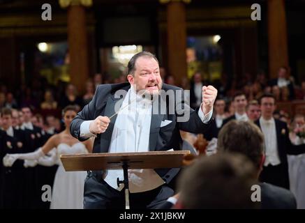 Copyright: Starpix/ Alexander TUMA, 80. Wiener Philharmoniker Ball im Musikverein am 19. Januar 2023 in Wien. Andris NELSONS – 20230119 PD18701 – Rechteinfo: Rechte verwaltet (RM) Stockfoto