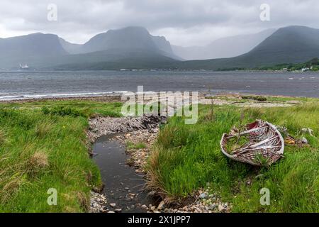 Bealach na Ba, Applecross, Schottland, Vereinigtes Königreich Stockfoto