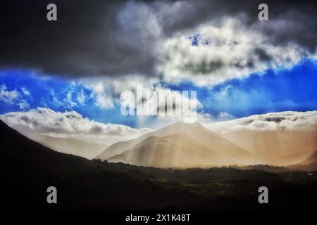 Die Caha Mountains, County Kerry, Irland - John Gollop Stockfoto