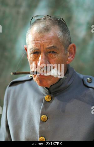 IAN MCKELLEN IN DANCE OF DEATH, IM THEATRE ROYAL, SYDNEY. IAN SPIELT AUCH MIT. OWEN TEALE & FRANCES DE LA TOUR. DER TANZ DES TODES IST EINE WIEDERBELEBUNG DES Stockfoto