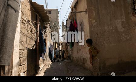 Das Ash-Shati-Lager in Gaza-Stadt, Gazastreifen, 2019 Stockfoto